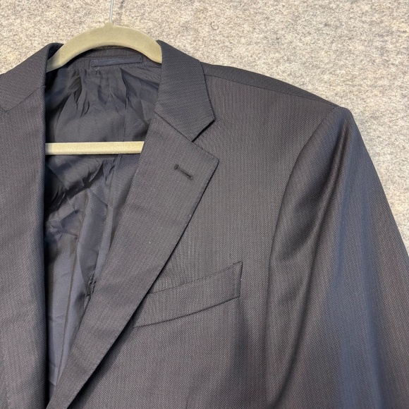 Ermenegildo Zegna for Harry Rosen Academia Navy Wool Blazer Sport Coat 54L - Picture 3 of 13